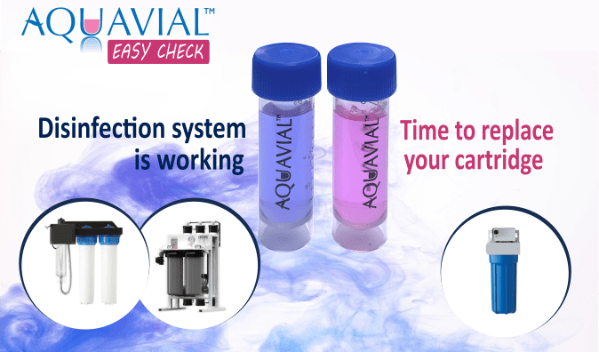 Water Testing Kit , for Showers, Tap, Pool Hot Tub Spa Highly Sensitive Tests Detecting Bacteria and Fungi 2 Pack - AquaVial