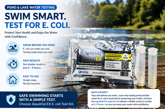 Is Your Swimming Water Safe? Why Testing Pond & Lake Water for E. coli Matters - AquaVial