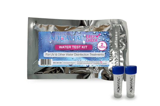AquaVial EasyCheck Water Testing Kit Total Bacteria and Fungi and Biofilm, easier to use that HPC Pad Test, for Showers, Tap, Pool Hot Tub Spa Highly Sensitive Tests Detecting Bacteria and Fungi 2 Pack