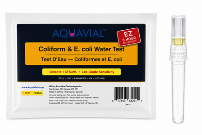 AquaVial EZ 6 Hours Coliform Test Kit