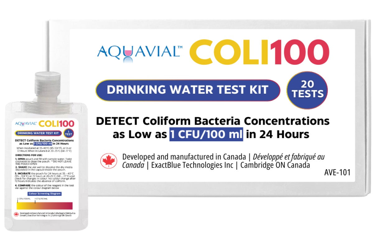 AquaVial COLI100 Drinking Water Test Kit (1- Test)