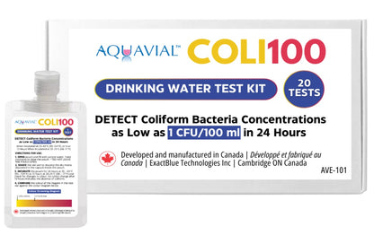 AquaVial COLI100 Drinking Water Test Kit (1- Test)